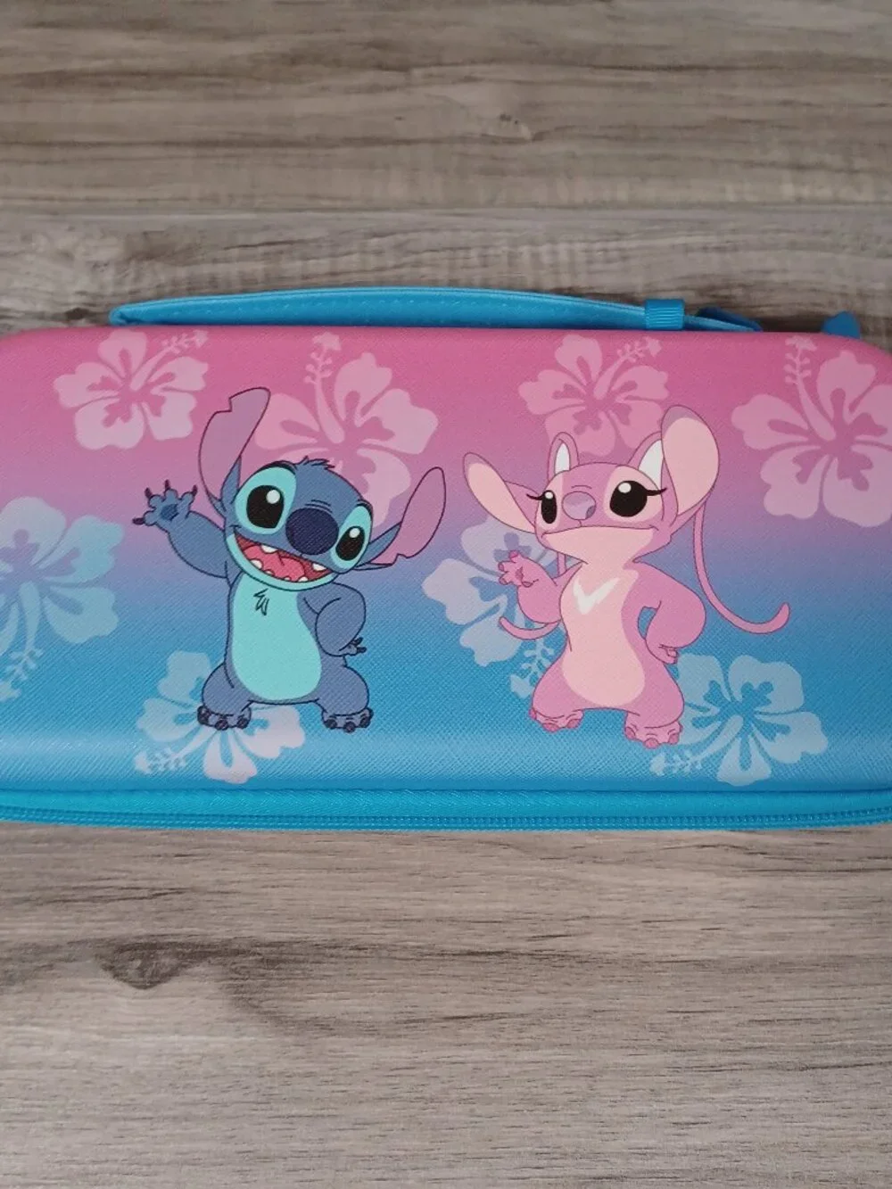 New Unbranded Disney Stitch & Angel Nintendo Switch Carrying Case With Strap